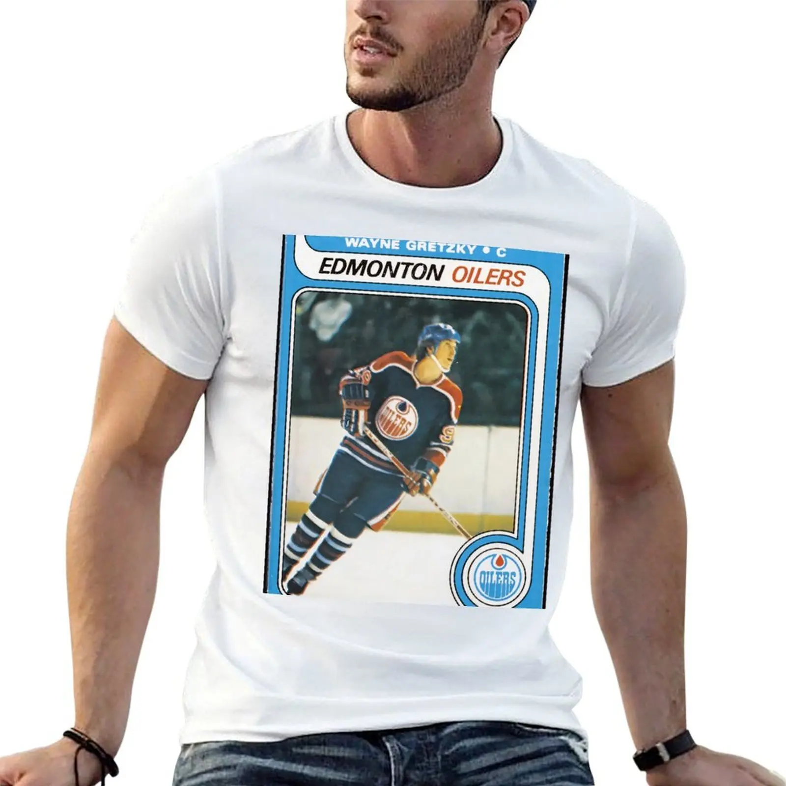 

t RC 100% cotton Wayne men 100% t Gretzky brand man luxury anime shirts men for shirt t shirt cotton T-Shirt