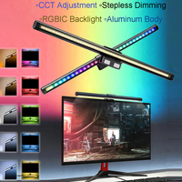 LED Screen Hanging Light Bar Aluminum RGB Backlight Computer PC Laptop Monitor Lightbar Asymetic Lights Dimmable Touch Control