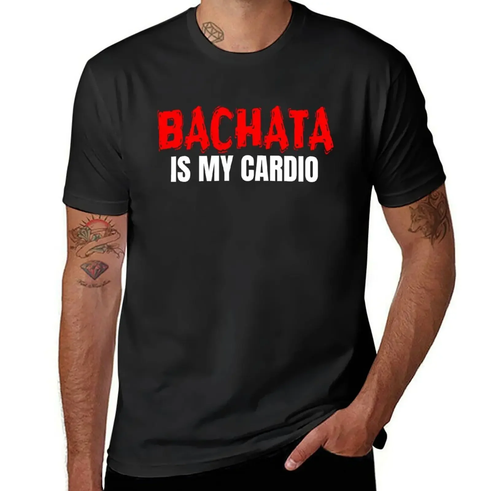 

Bachata Is My Cardio Funny Bachata T Shirt Merch T-Shirt sublime mens workout shirts