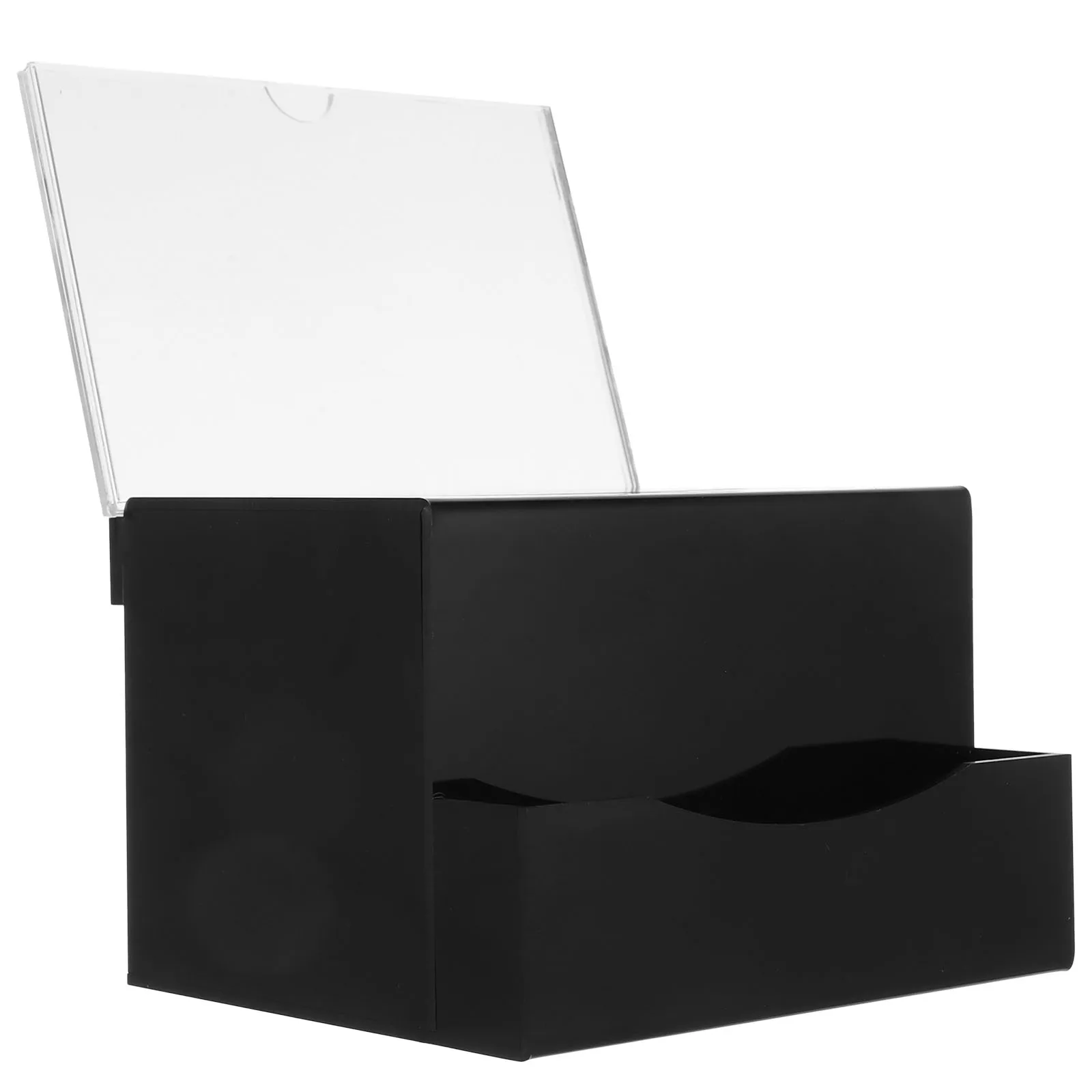 

1 Set Acrylic Donation Box With Lock Public Voting Ballot Suggestion Collection Container Lockable Letter Complain