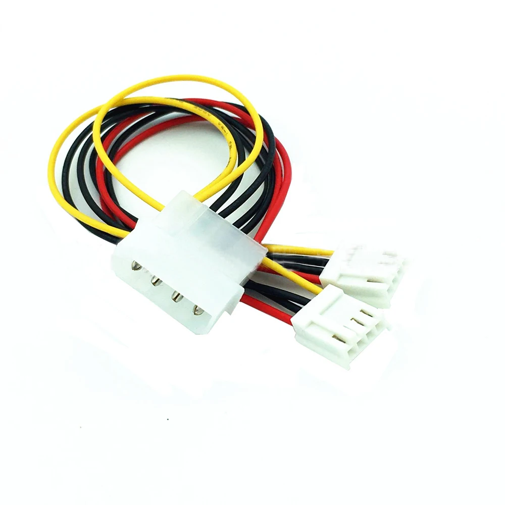 

IDE to FDD Power Cable Splitter Floppy Disk Driver Power Supply Wire Adapter Big 4 Pin to 2 Small 4 Pin Extend Line Converter