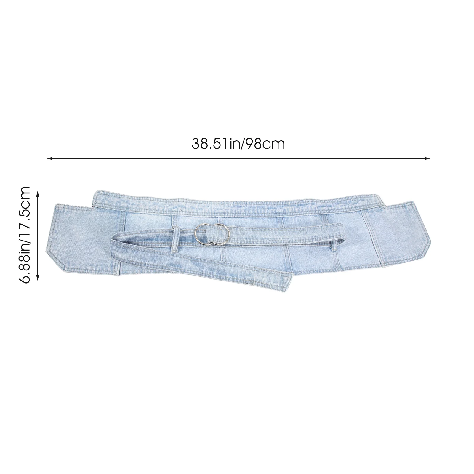 الدنيم حزام الخصر المرأة عالية واسعة مشد حزام السرج لفستان ملابس الزفاف الدنيم حزام الخصر فستان التبعي