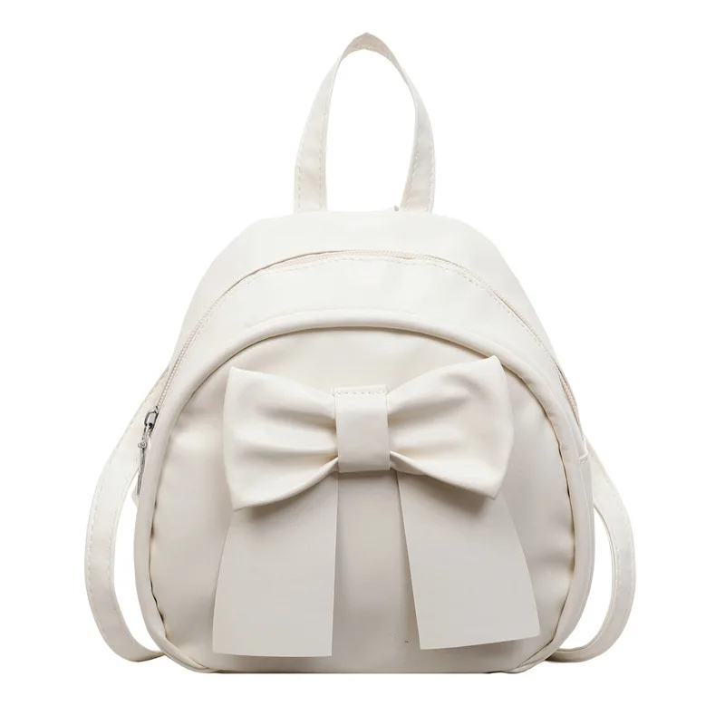 Summer 2025 new niche bow backpack for women stylish and simple hand-held shoulder cross-body backpack
