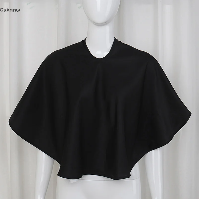 

[WHB]Hair Dye Tools Short Waterproof Hairdressing Salon Barber Hair Cutting Cape Cloth Wrap Hairdressing Cape Barber