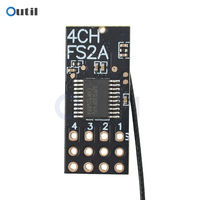 FS2A 4CH AFHDS 2A Mini Compatible Receiver PWM Output for Flysky i6 i6X i6S / FS-i6 FS-i6X FS-i6S Transmitter