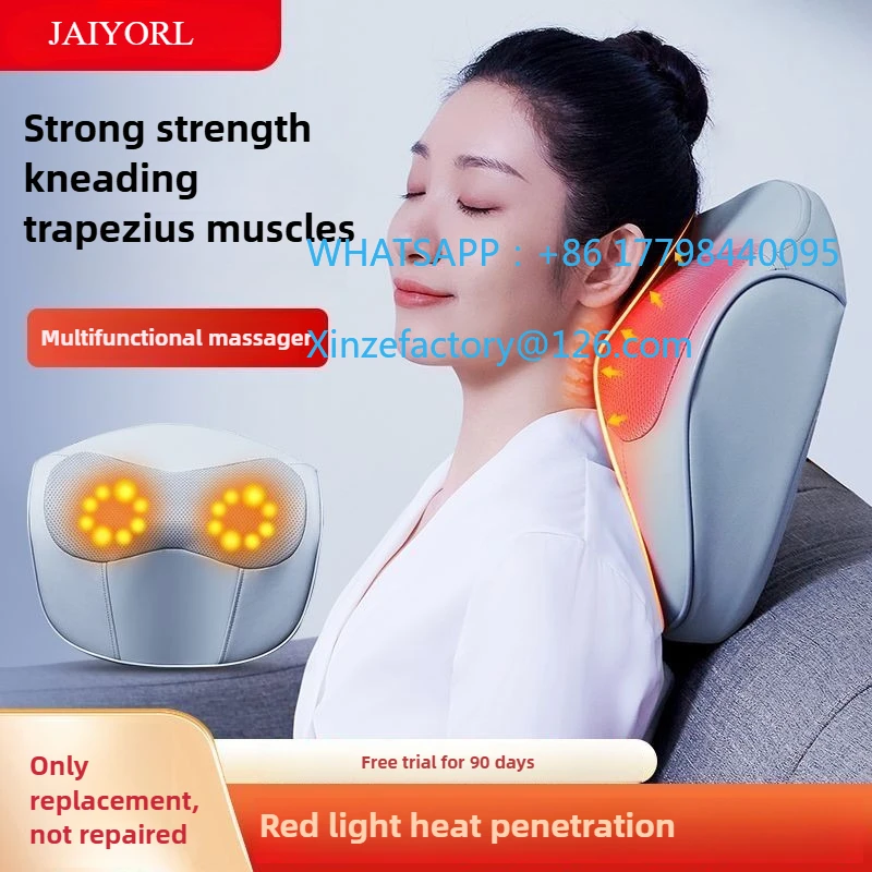 

Customizable Neck Massage Pillow Airbag Traction Stretching Cervical Massager Waist Back Shoulder Shiatsu Kneaded Multifunctiona
