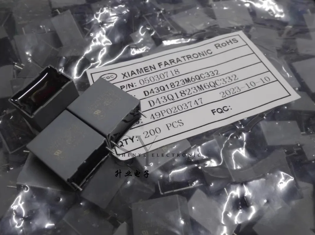 

10PCS Xiamen FARA MKP63 0.082uf/300vAC 82nf 823 Y2 New film capacitor 15MM