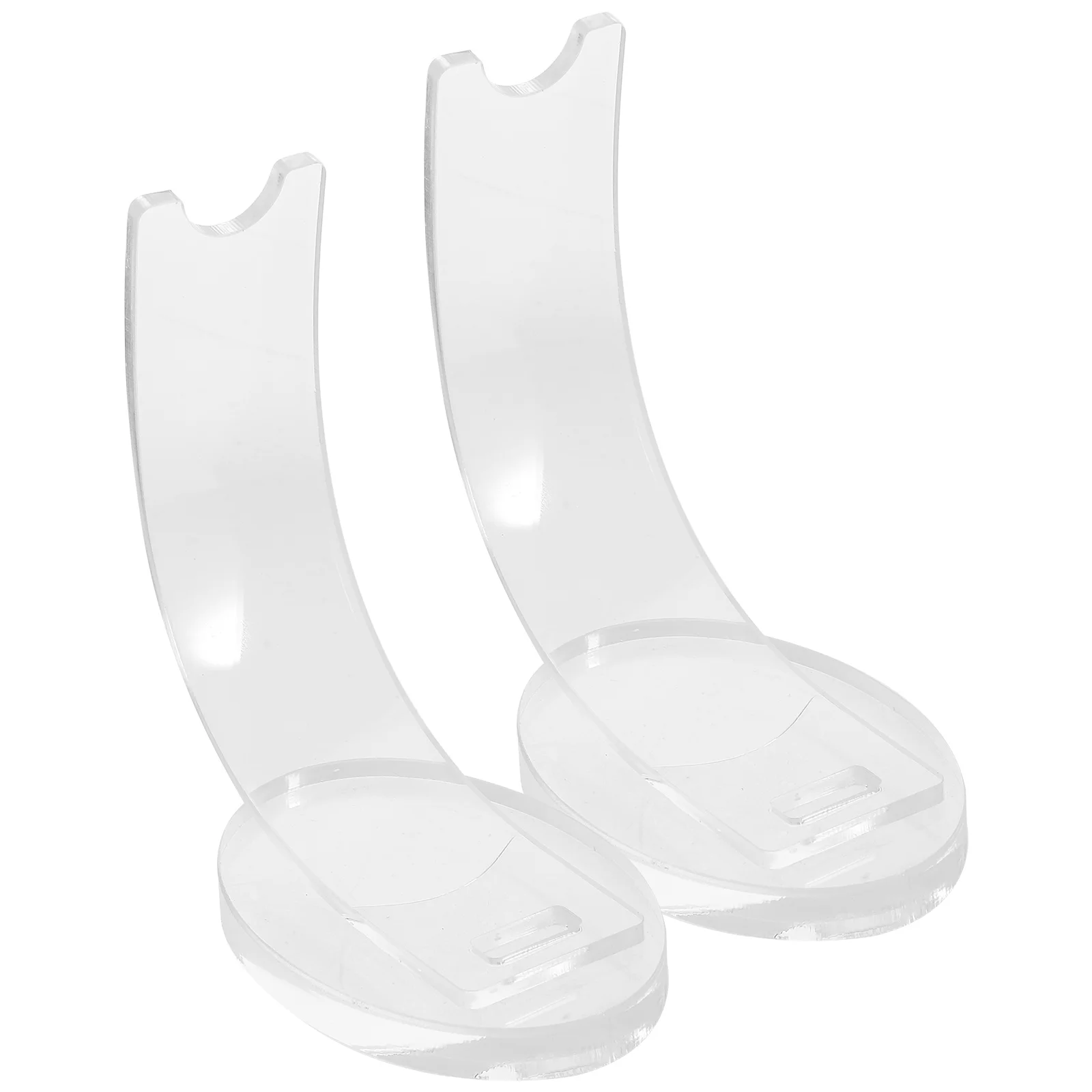 2 pçs expositor caneta titular lápis pincéis de maquiagem artesanato stands rack claro para mesa