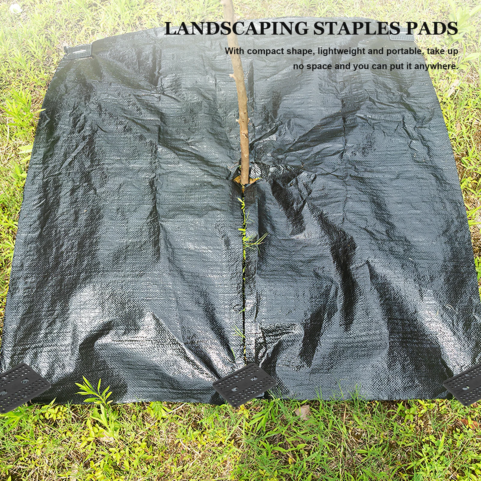 

50pcs Garden Gasket Retainer Landscape Nails Staples Stakes Gaskets Lawn Landscaping Fabric Plastic U-shaped Safe Durable Wear