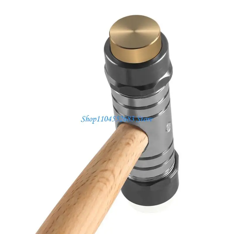 

Y6GD Double Head Hammer With Handle Suitable for Professional Craftsmanship Home Use Tuning Instrument Household Repairs