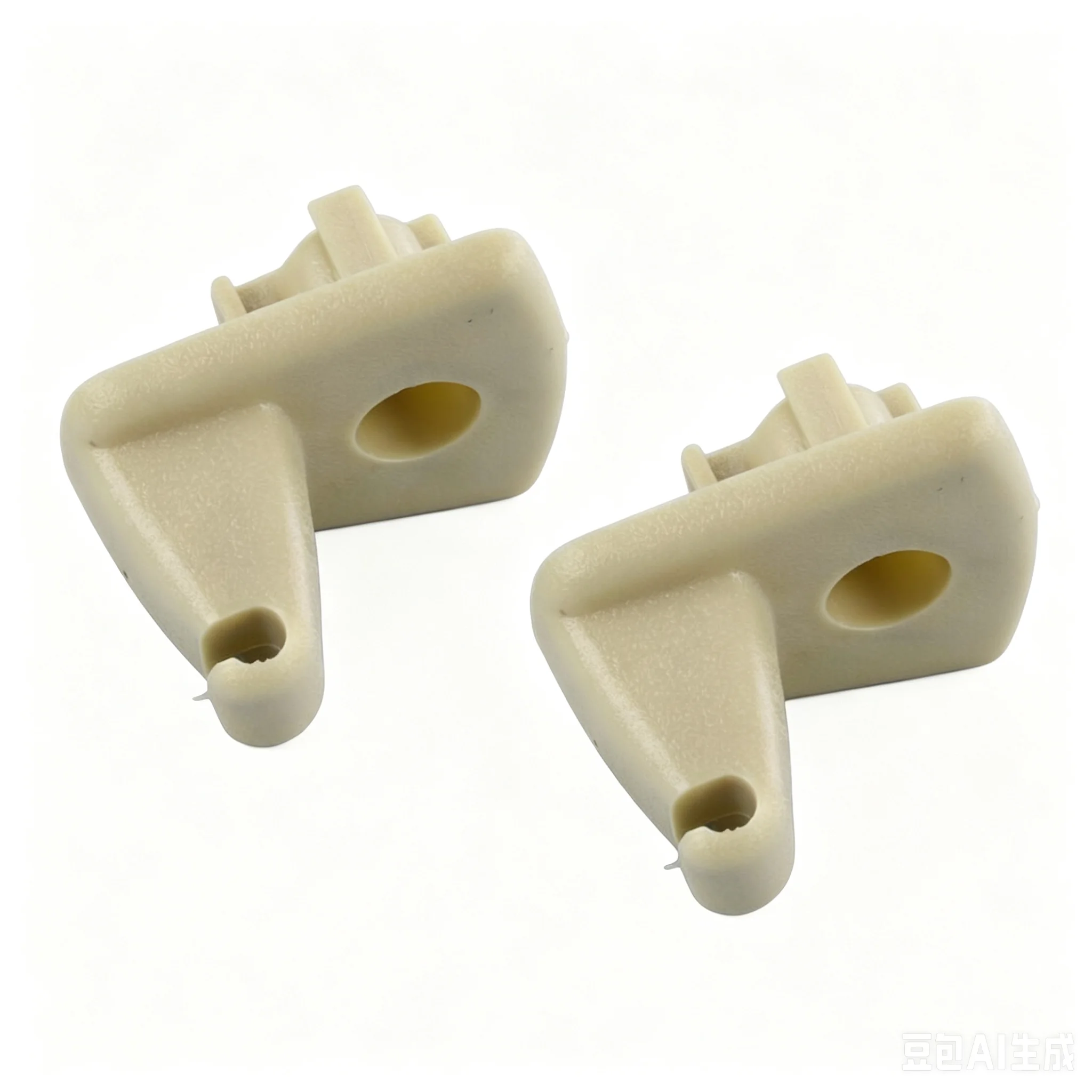 2pc Beige Sun Visor Hook Clip Fit For Chrysler 300 Dodge Magnum 1EJ51BD1AA