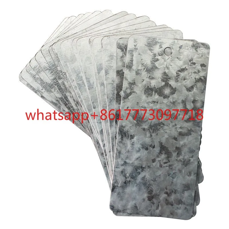 Piastra in acciaio di grado di prova della vernice Piastra in alluminio Piastra fosfatante Piastra in acciaio per sabbiatura Piastra in acciaio inossidabile