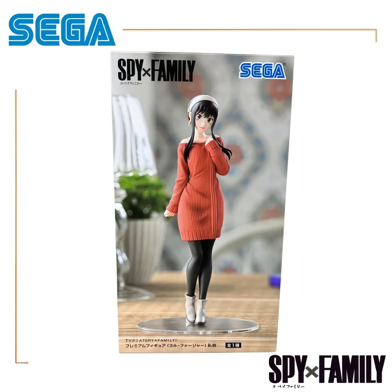 Na Stanie 100% Oryginalna Figurka Akcji SEGA Spy Family Yor Forger Nowa w Pudełku Gadżety Animacyjne Zabawki Modelarskie
