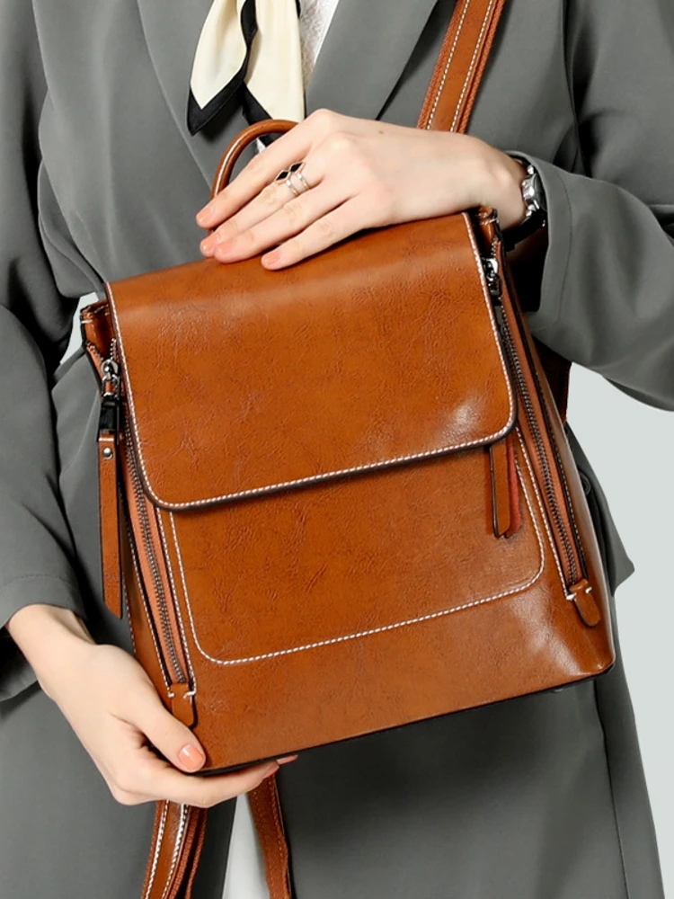 lvsantel-hong-kong-2025-nuova-borsa-da-donna-in-pelle-cerata-a-olio-faionable-retro-pelle-bovina-doppia-spalla-bapa-chiusura-con-cerniera