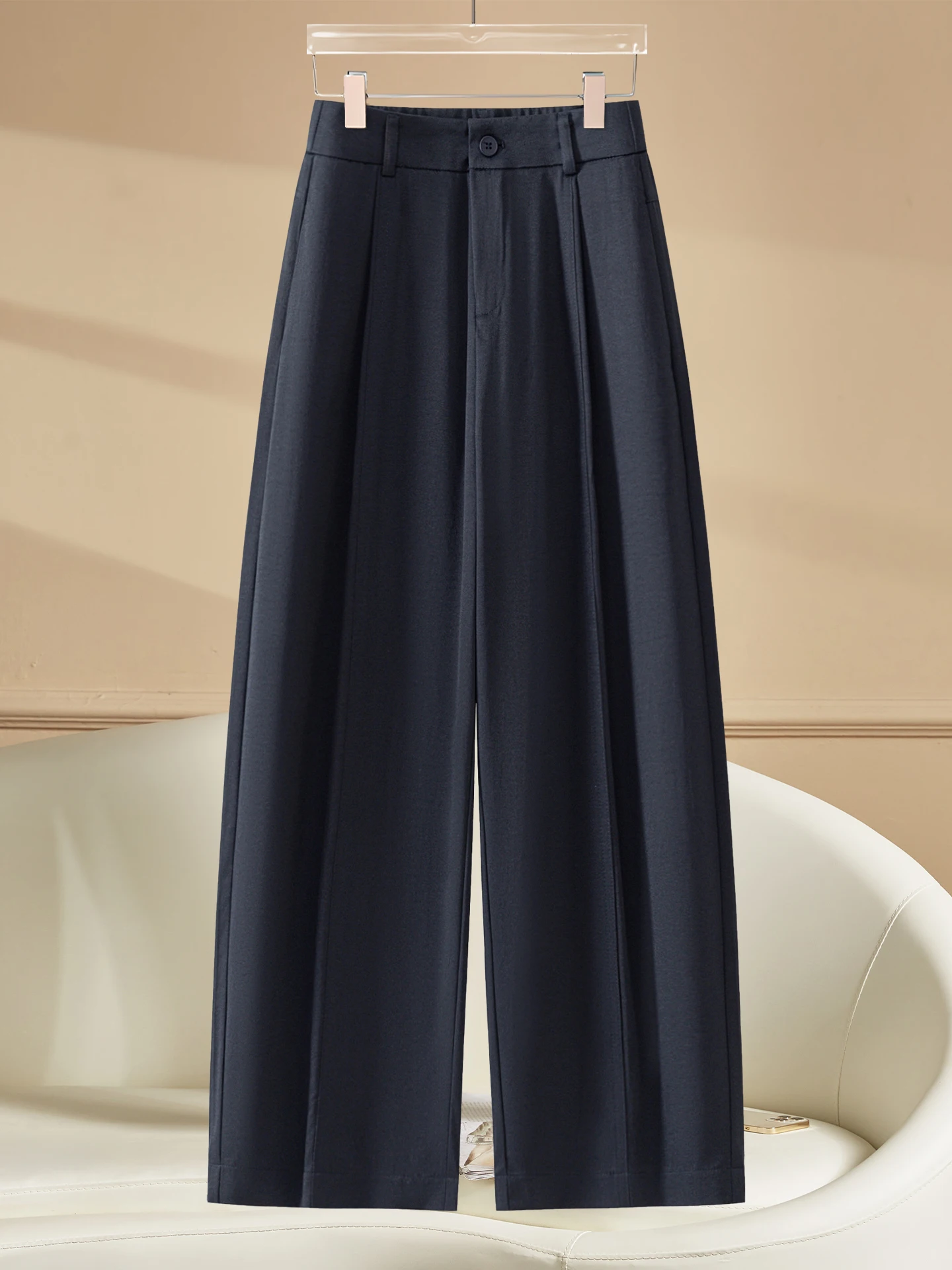 High Waist Wide Leg Knife Pants Women's Summer Thin New Loose Casual Suit Pants Versatile Slimming Scythe Pants Casual Style