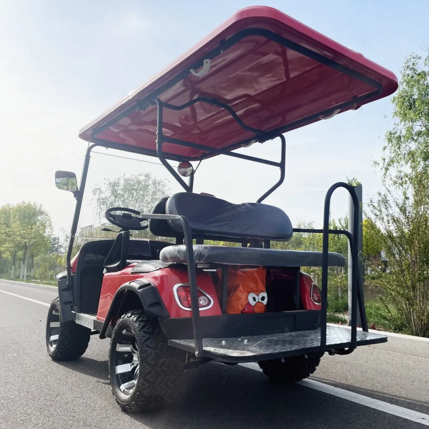 

Electric Cart Double Wishbone Independent Suspension Golf Cart Has Enough Power And A Long Range 4 Seater Electric Golf Cart