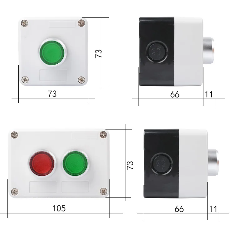

Со световым кнопочным переключателем Блок управления Power Start Stop 24 В 220 В