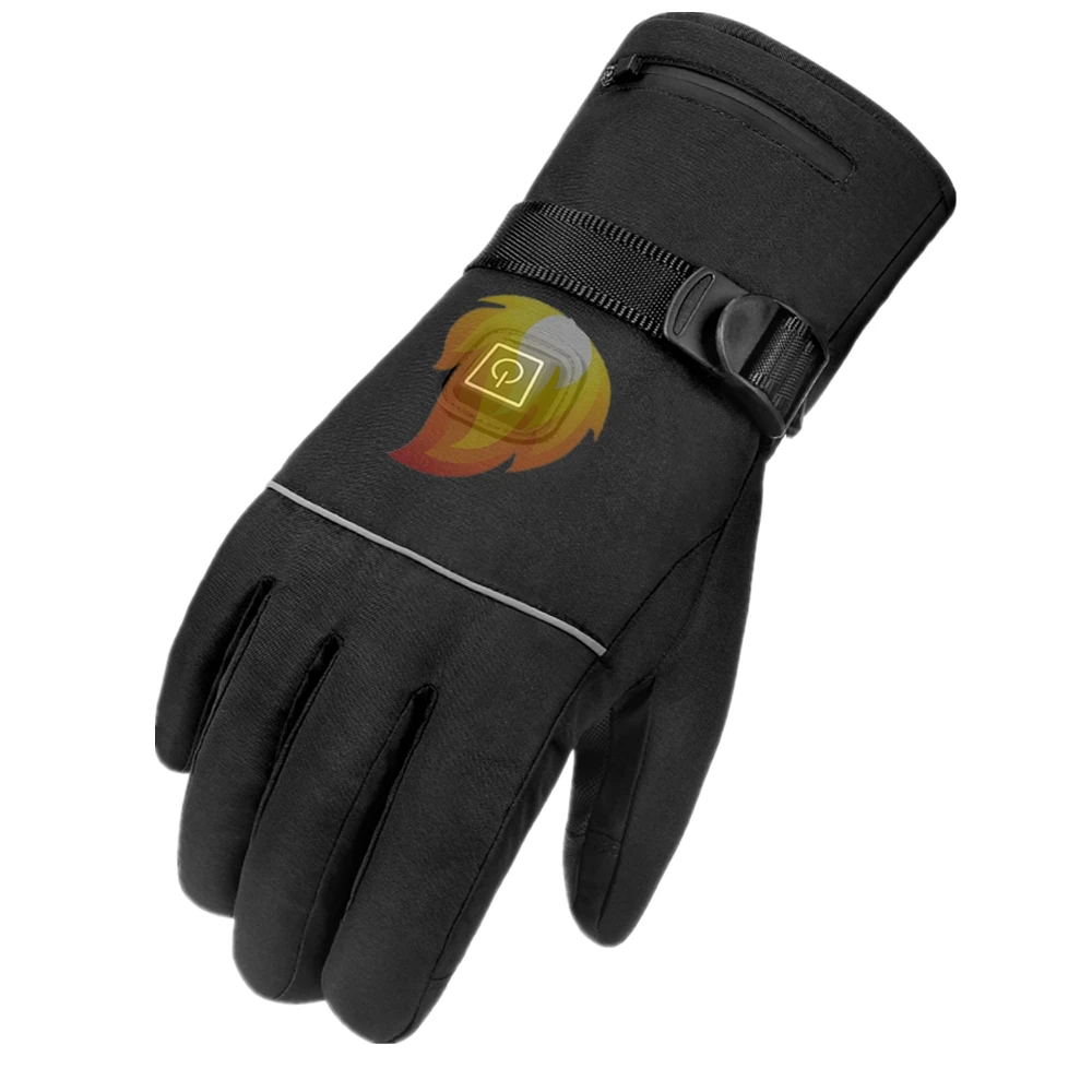 2026 Waterproof Windproof Warm Electric Gloves Battery Powered Insulated Thermal Heated Gloves Winter Outdoor Activities Motorcy