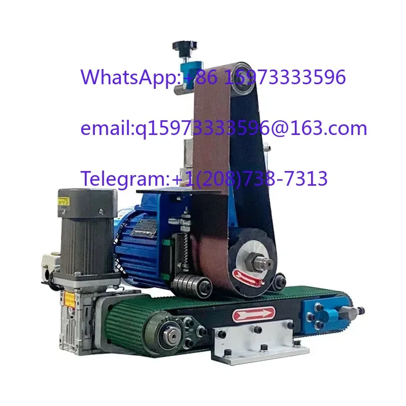 Small Flat Surface Rust Removal and Polishing Machine Stainless Steel Wire Drawing Belt Electric Polishing and Sanding Machine