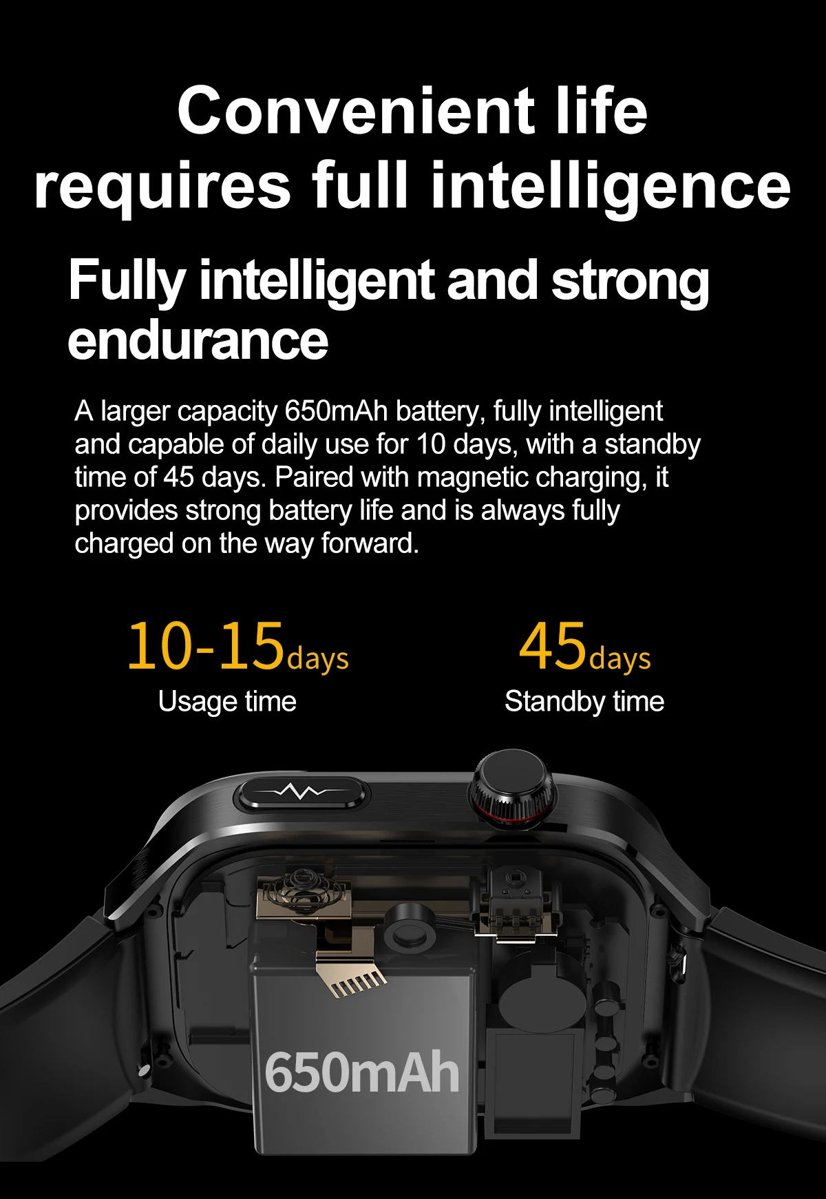 Neue Präzise Herzfrequenzmessung Smartwatch für Männer EKG Blutdruck Lipide Harnsäure Bluetooth-Anruf Gesundheits-Smartwatch Armband – Detail 22