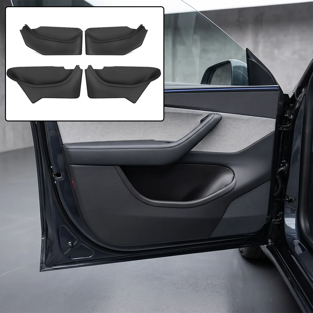 for Tesla Model Y Juniper 2025 Front and Rear Door Storage Box Tray Auto Organizer Case Interior Accessories