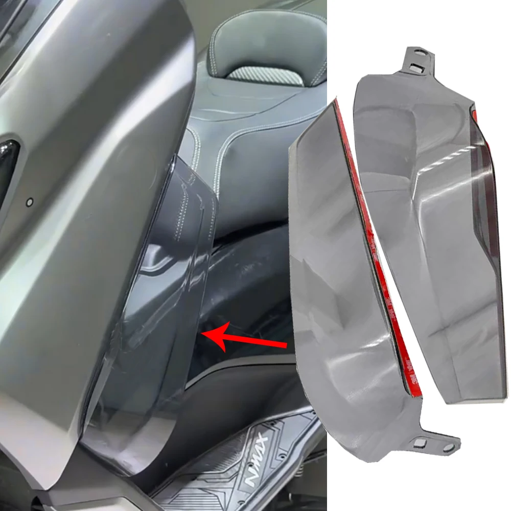 

2025 Nmax 155, боковой дефлектор лобового стекла, аксессуары для мотоциклов для Yamaha Nmax155 V3 N-MAX, обтекатель ног, панель крыла