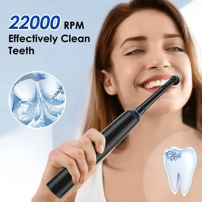 5 Modes Electric Toothbrush Rotary Cleaning Teeth Brush Rechargeable Waterproof Tooth Brush With Timer Replacement Heads Set