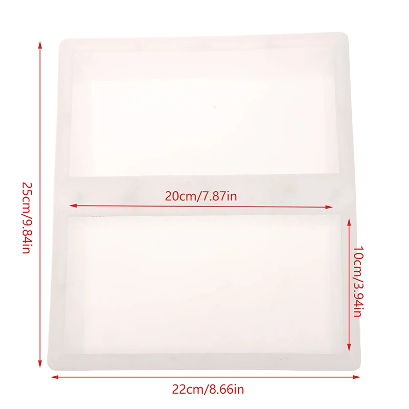 Brick Stone Mold Pavement Rectangle Shaped Walk Concrete Path Maker Mold For Lawn Patio Yard Garden Decor DIY Paving Brick Mould