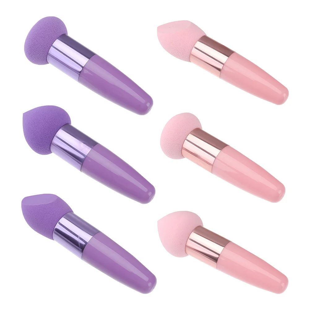 2 set 2 sets make-up spons pen herbruikbaar voor foundation blush markeerstift multifunctioneel gereedschap schoonheidsbenodigdheden