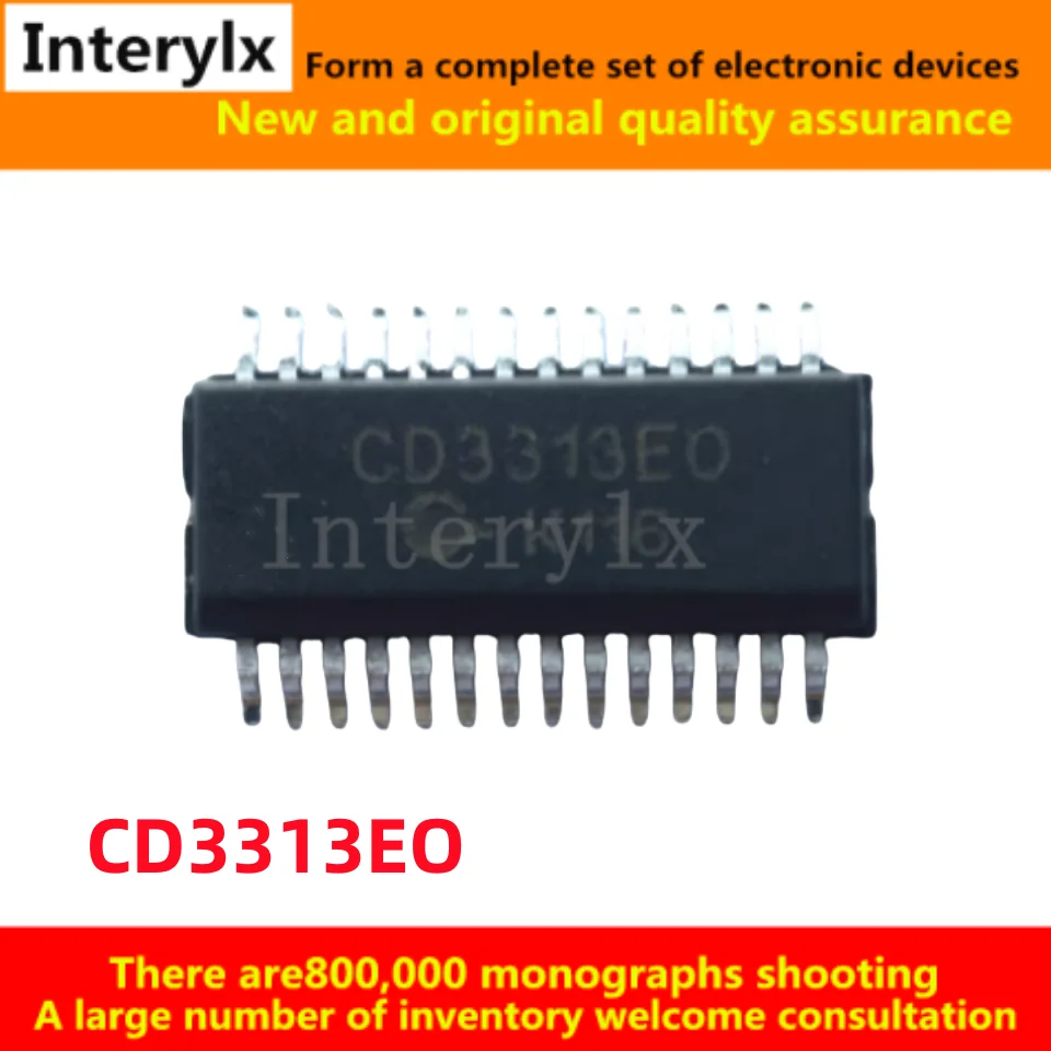 5Pcs/Lot Original Genuine CD3313EO CD3313 Audio Quality Processor Integrated Chip CD33130 SOP28 Surface Mount