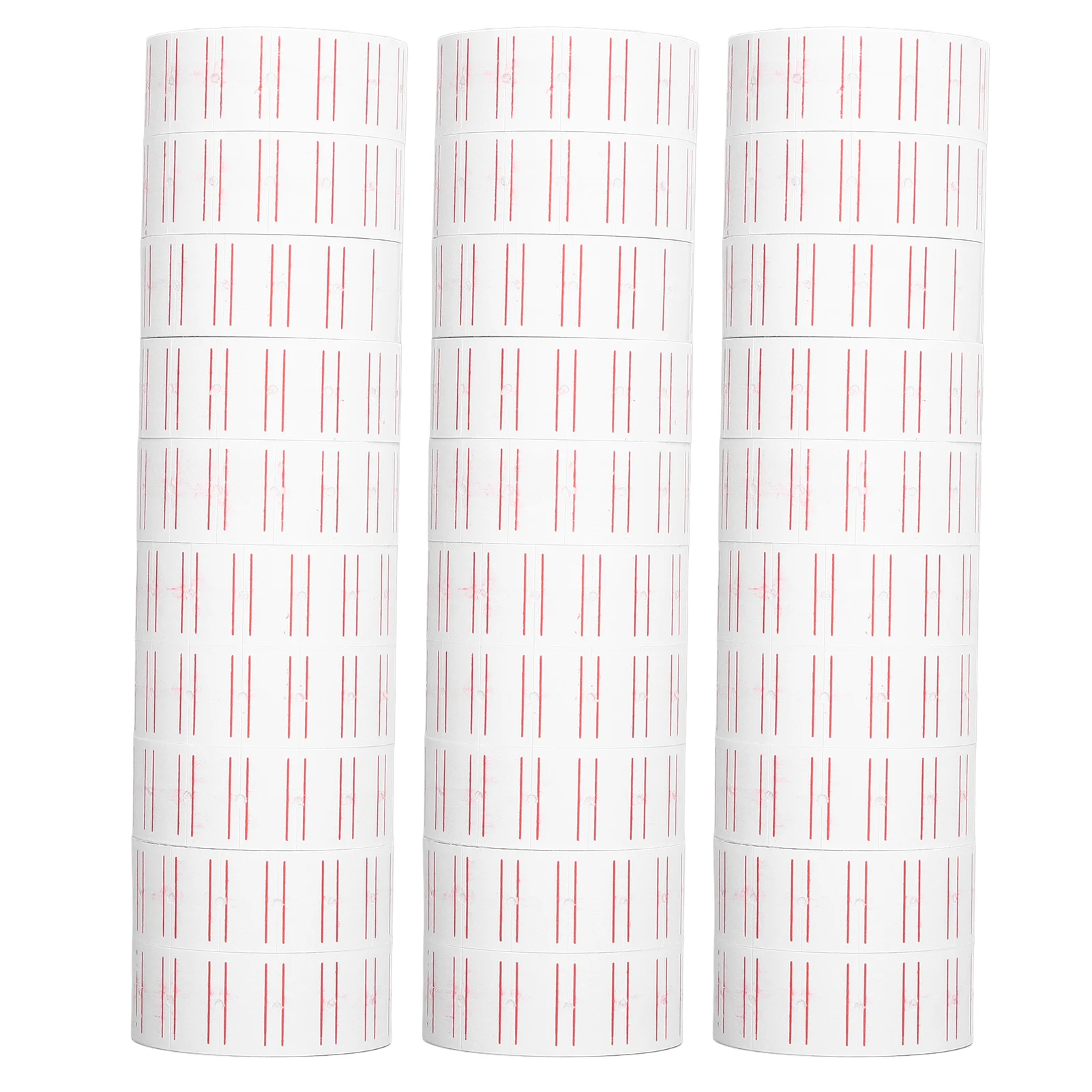 30 Rolls Labels Price Stickers Single Row Tag Paper for MX5500 Labeller 21x12mm Price Labels Price Label Paper