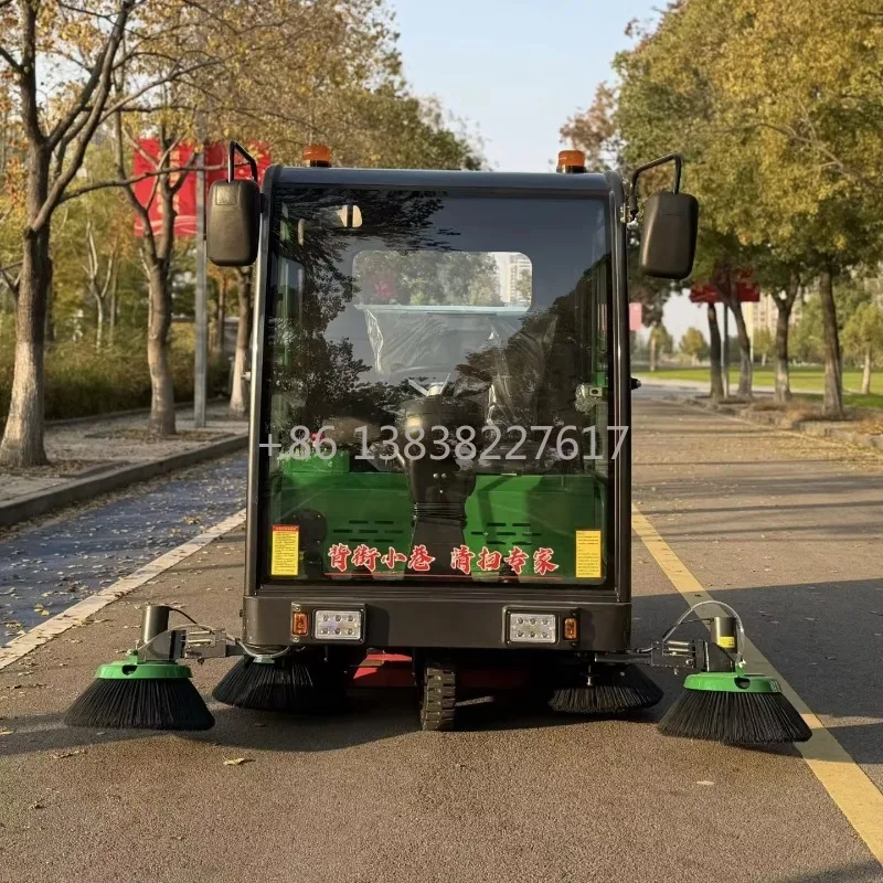 Electric Sweeping Vehicle High-pressure Fog Cannon Municipal Community Road Fallen Leaves Cleaning