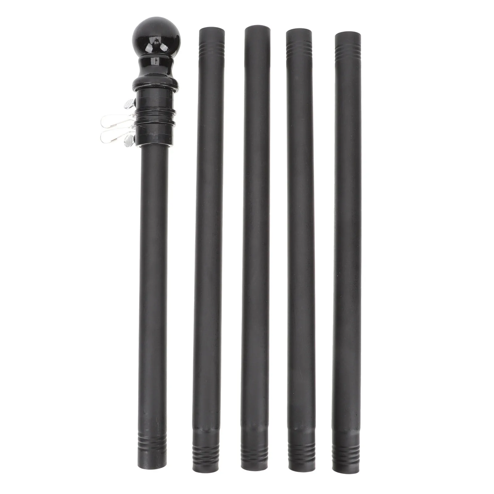 

1 Set Stainless Steel Pole Rustproof Outdoor Flagpole For Yard Garden Wall Mount House Free Rotation Metal Flag Support Garden