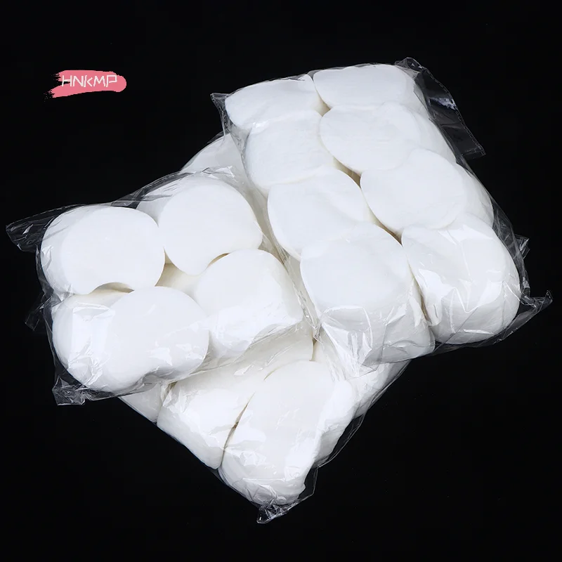 Bulk Pack Wegwerp Make-Up Wattenschijfjes 60/300/600/1200 Stuks Zachte Parel Notched Ontwerp Gezichtsreiniging Remover Pads Cosmetische Tool