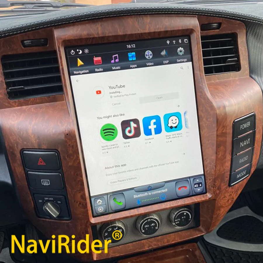 12,1 inch verticaal scherm Android voor Nissan Patrol V 5 Y61 LHD RHD 2004-2021 auto DVD autoradio stereo multimediaspeler Wifi GPS