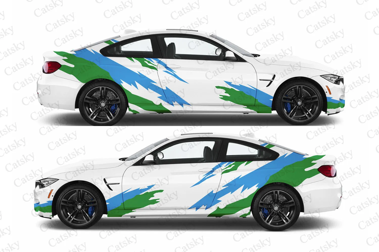 Color vector image of camouflage stripes Car Decal Graphics Vinyl decal Cover Pattern Packaging custom DIY design Decal Stickers