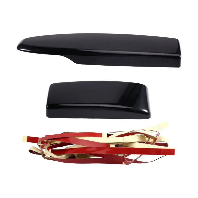 Car Center Armrest Box Panel Cover For Benz C-Class W204 2008- 2014 E-Class W212 2010- 2013 GLK X204 08- 15 Black