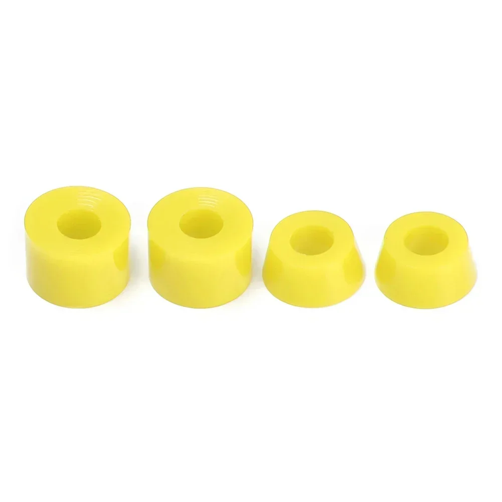 4 buah/set Skateboard Bushing PU Skateboard truk Bushing 11x16mm truk kerucut bos membangun kembali Kit dengan 10 warna