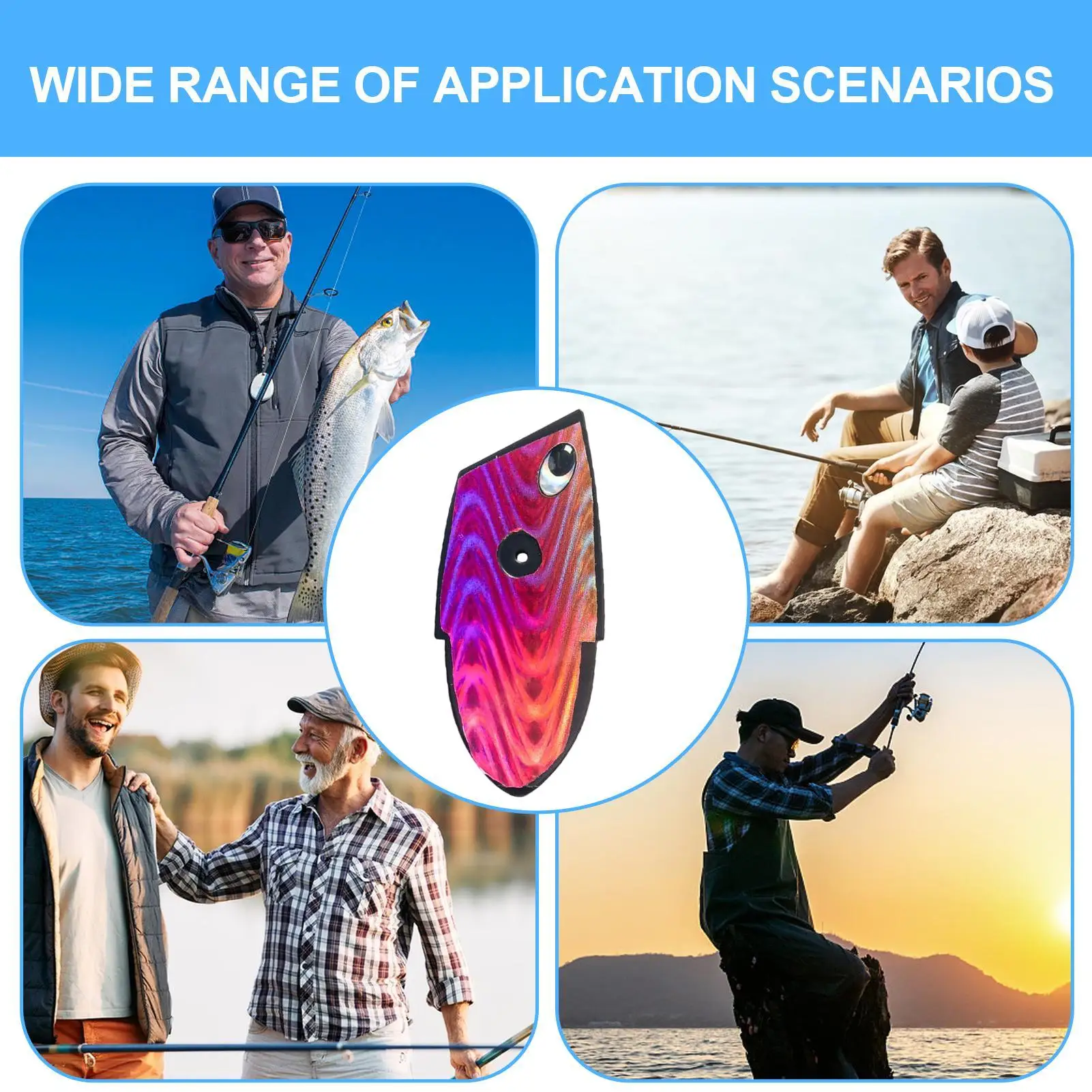 

Saltwater Trolling Lures Trout Trolling Lures Heavy Duty Bait Clamp For Salmon Trout Lake Pond Outdoor Activities Beginner Adult