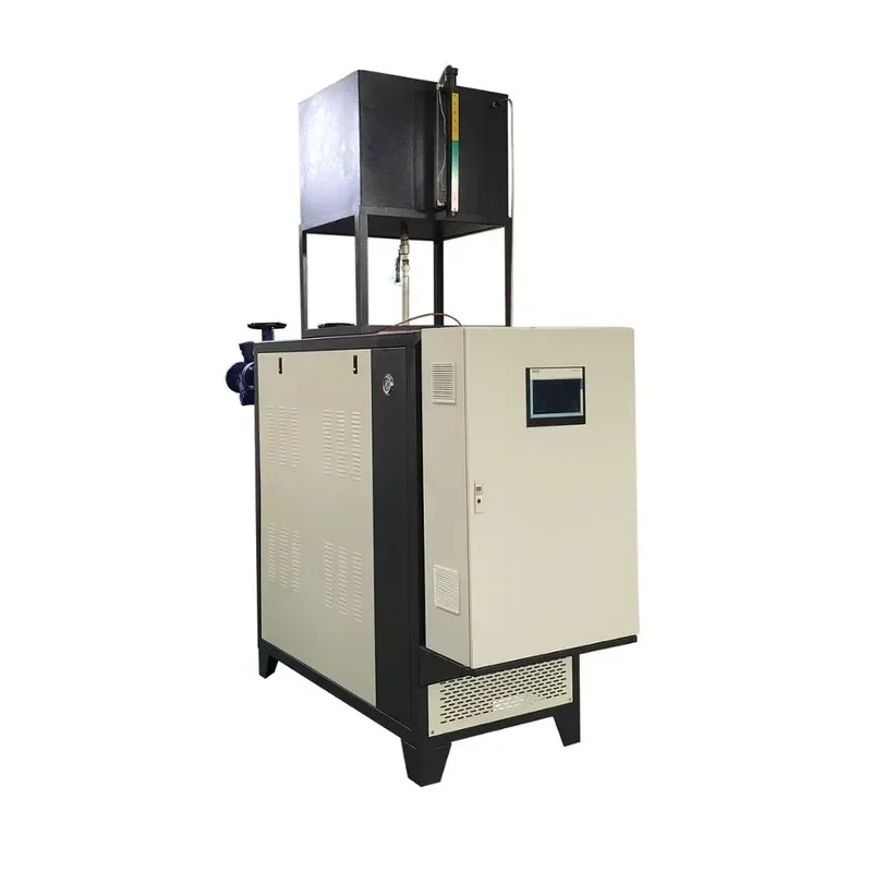 High Temp PLC Oil Heating Equipment with 35L Oil Storage Indirect Cooling Metal Construction 3N-380V