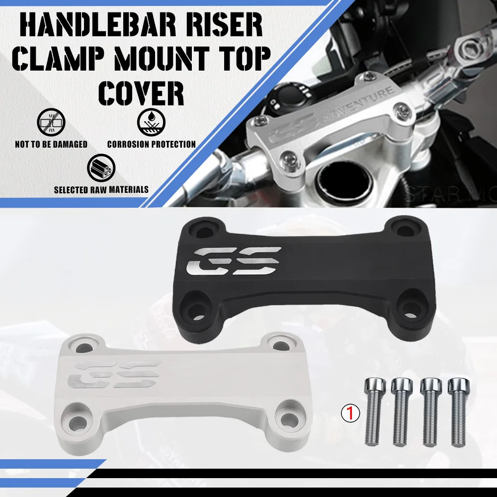 

For BMW R1250GS GS 1250 Adventure 2018-2024 R1200GS LC Adv R 1200 GS 2013-2018 Motorcycle Handlebar Riser Clamp Mount Top Cover