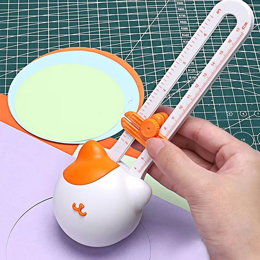 Students For Diy Crafts 360-Degree Precision Circle Cutter Paper Trimmer 3.93Inch To 12.6Inch Diameter