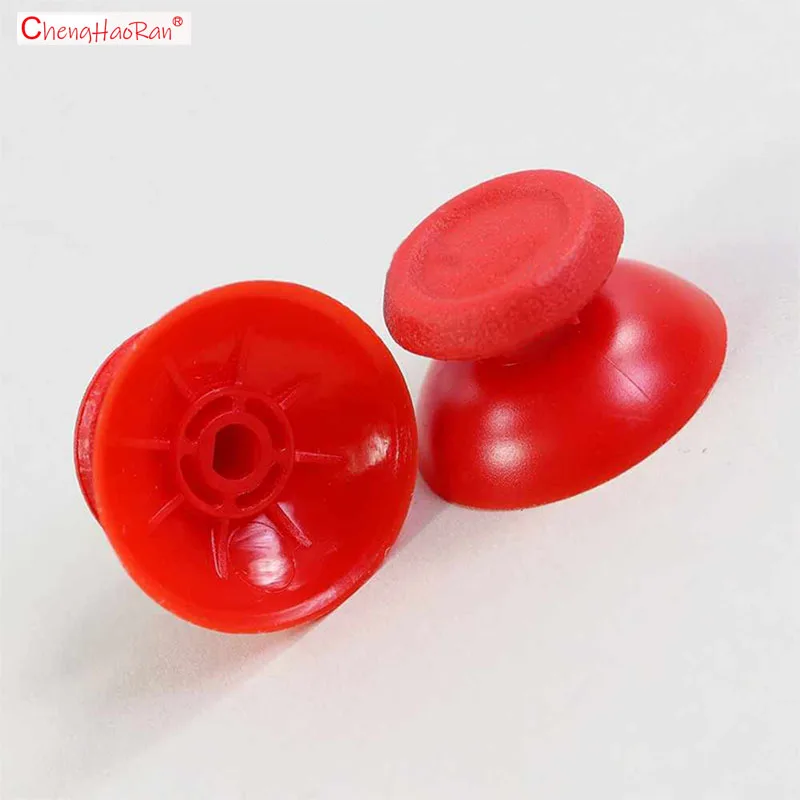 A Pair Mushroom Head Caps For PS5 Game Controller Joystick Cap Transparent Color Solid Color Anti Slip Protection Replacement