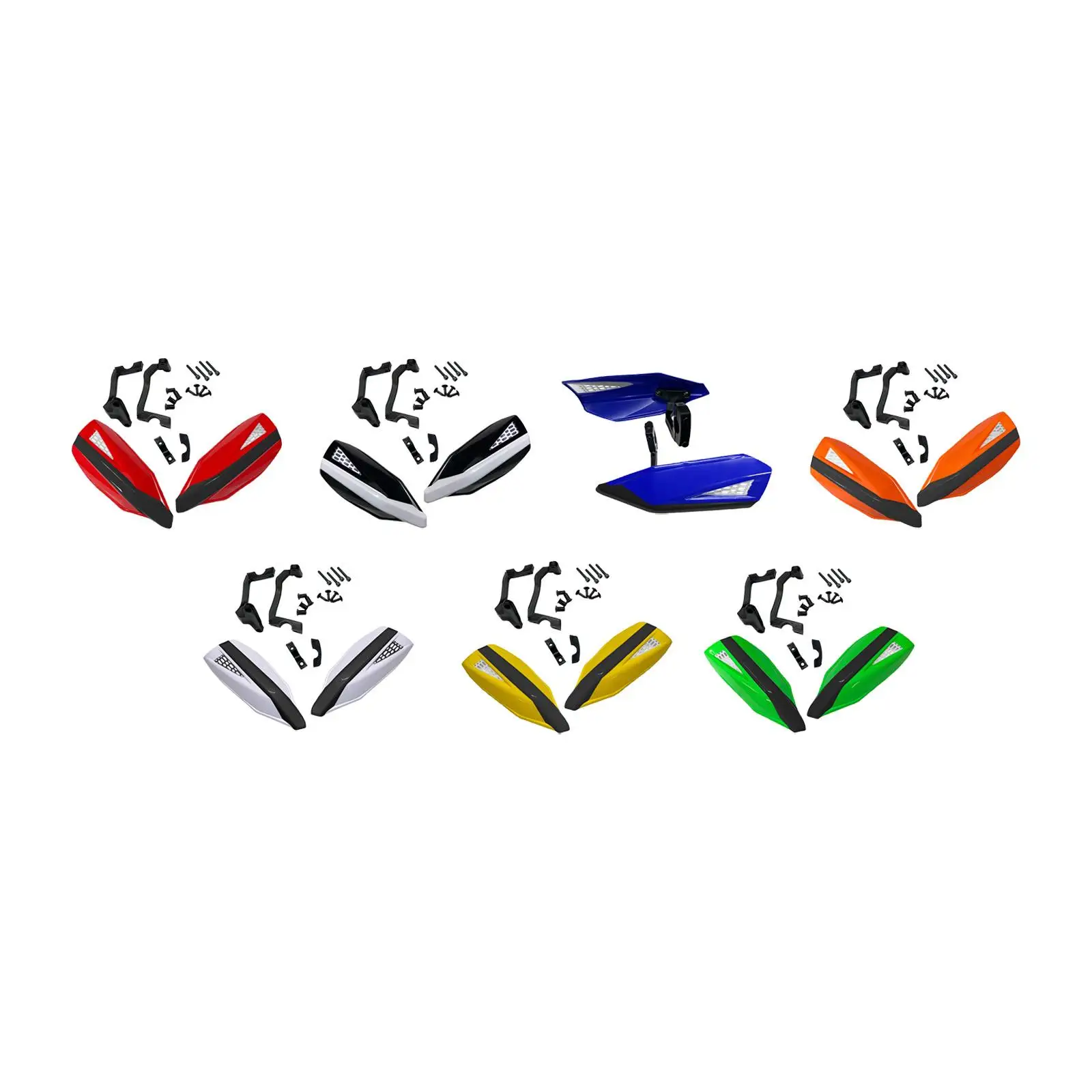 

Motorcycle Handguards Motorcycle Accessories Easy Installation Practical Modification Brake Guards Replacement Hand Protection