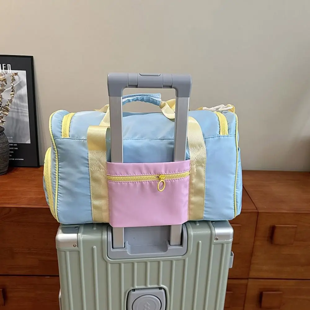 

Нейлоновая дорожная спортивная сумка с героями мультфильмов, дорожная сумка через плечо с отделением для влажной и сухой уборки, портативная сумка через плечо с несколькими карманами