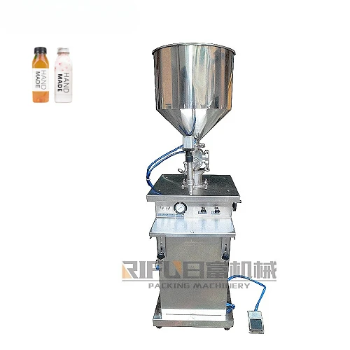 10~100ml vertical single head honey stick cream heating tank paste packing machine high viscosity liquid filling machine