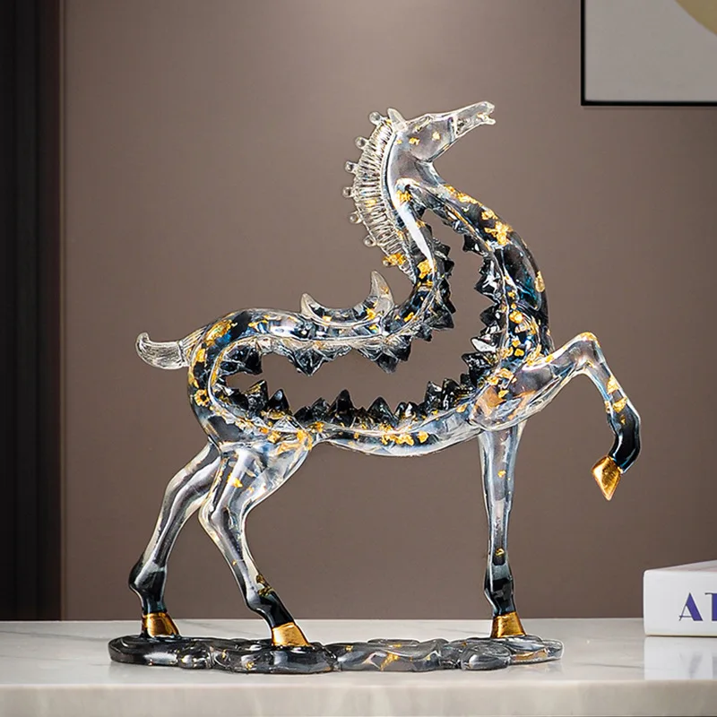 HYS new Chinese style has been successful, high-value light luxury ornaments, high-end living room wine cabinet, home decoration
