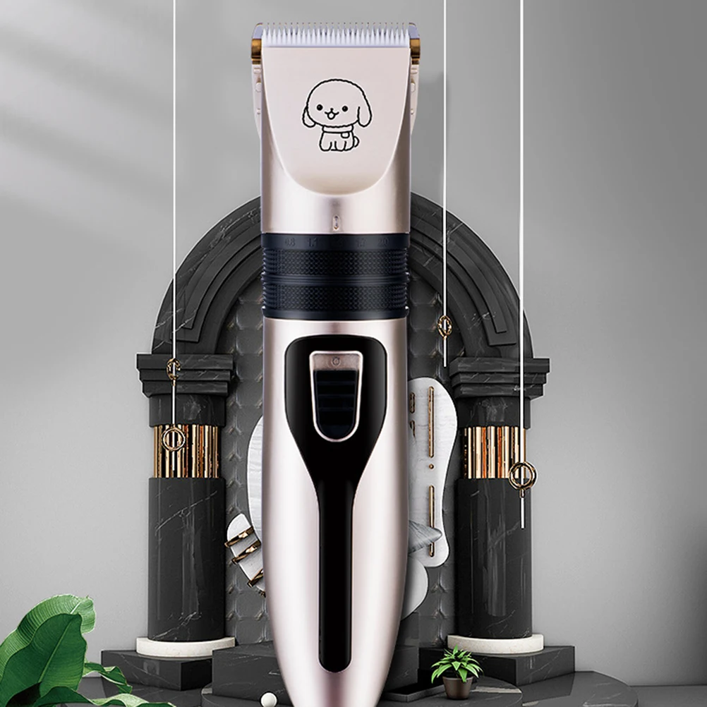 

Professional Pet Hair Clipper Dog Hair Electrical Grooming Tool Safe Shaving Tool Pet Hair Trimmer (Set 2, Without Lubricating O