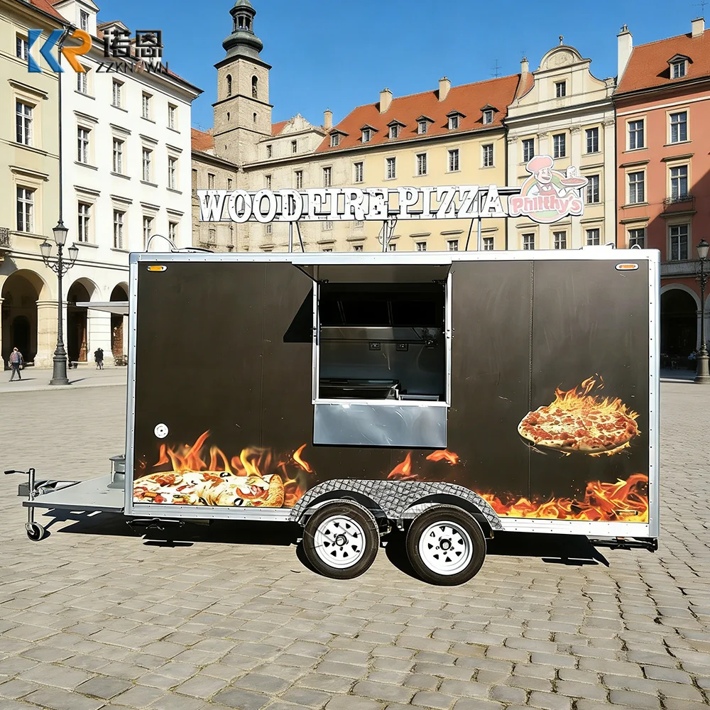 

High Quality BBQ Grill Catering Truck Mobile Street Food Trailer Portable Outdoor BBQ Food Truck With Full Kitchen System