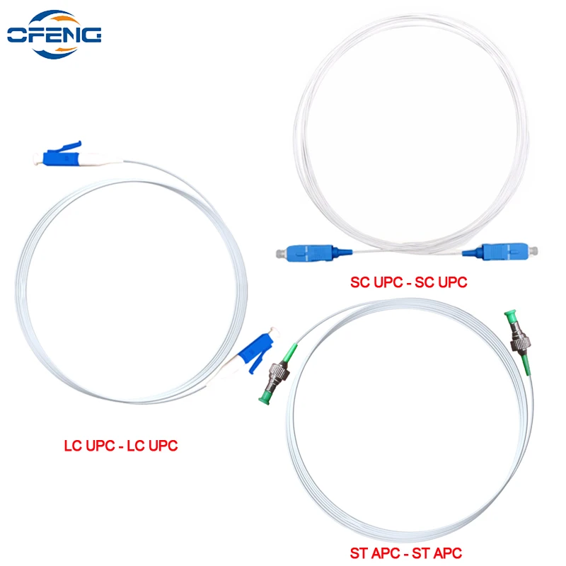 	 Patchcord Optical Fiber Jumper Cable, Fiber Patch Cable, Power Network Customized, LC, UPC, ST, APC, SC, UPC, SM, SX G652D 